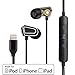 Gopala MFi Certified Lightning Headphones/Earphones for iPhone7/7 Plus with Dual Dymantic Drivers, Stereo Mic and Remote Control for iPhones, iPods and iPads