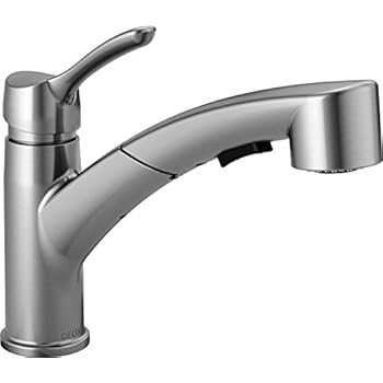 Delta Faucet Co 16953 Ss Dst Stainless Steel 1hand Pul Pull Out