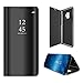 Anyos Galaxy S9 Case, Clear View Standing Mirror Flip PC Cover for Samsung Galaxy S9,Black