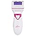 Litchi Callus Remover for Feet, Pedicure Tool with Extra Roller Heads, Remove Dead Coarse Skin Fast (Rhodamine Red)