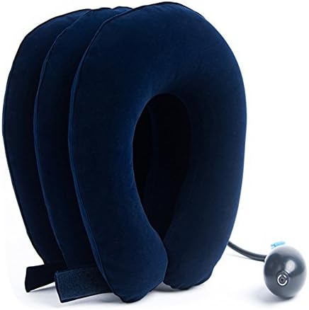 Health Cervical Neck Traction Device Instant Pain Relief for Chronic Neck and Shoulder Pain Effective Alternate Pain Relieving Remedy,blue