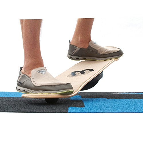 image for Whirly Board Spinning Balance Board and Agility Trainer with Cork Rubb