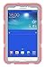 Hocase Galaxy Tab E Lite 7.0 (2016) Case, Rugged Heavy Duty Kids Proof Protective Case for Galaxy Tab E Lite 7.0 SM-T113NDWAXAR/SM-T113NYKAXAR - Light Pink/Grey