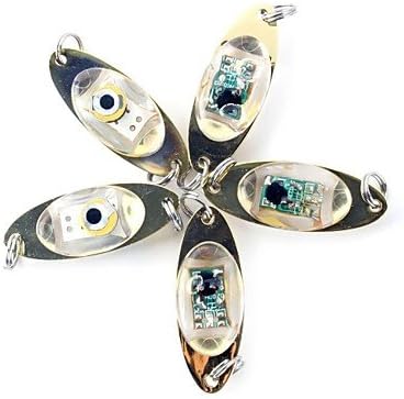 WWQY Flash Eye Shape LED Deep Drop Underwater Fishing Squid Fish Lure Light Lamp