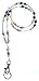 Hidden Hollow Beads Women's Beaded Breakaway Lanyard 34 Inches, SUPER SLIM Multi, Teacher ID Badge Holder Keys Cruise Phone