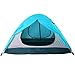 WolfWise Ultralight Portable Camping Chair, Compact Folding Backpacking Lounge Chairs for Outdoor Picnic Beach Hiking Fishing with Carry Bag and Two Carabiner,Light Blue