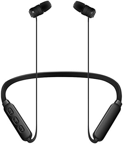 PluStore Wireless Headphones Hi-Fi Stereo Sound Sweatproof Neckband Bluetooth Headphones with Magnetic Earbuds Noise Cancelling and Built-in Mic