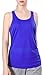 Fastorm Running Tank Tops for Women Active Racerback Dry Fit Tank Top Cerulean Blue-L