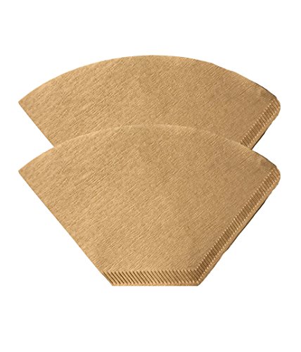 200 Replacements for Unbleached Natural Brown Paper #4 Coffee Disposable Cone Filters, Fits All Coffee Makers With #4 Filters including Melitta, Great for Homemade Coffee, by Think Crucial