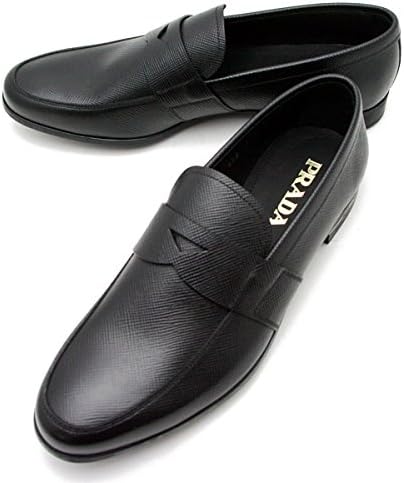 Amazon プラダ Pradaメンズ ローファーシューズスリッポン モカシンnero ブラック 2de072 3e0n 002 11 並行輸入品 ローファー スリッポン