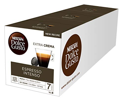 NESCAFÉ Dolce Gusto Espresso Intenso | 48 Kaffeekapseln | Arabica und Robusta Bohnen | Geschmack roter Sommerbeeren und…