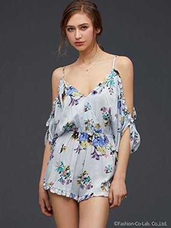 Amazon Ravijour ラヴィジュール Fringe Beach ロンパース Aqua F Amazon Ravijour ラヴィジュール Fringe Beach ロンパース Aqua F