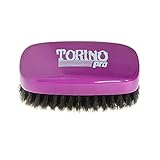 Torino Pro Wave Brush #740 By Brush King - 11 Row Medium Soft 360 Waves Palm Brush