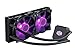 Cooler Master MasterLiquid LC240E RGB Close-Loop AIO CPU Liquid Cooler, 240mm Radiator, Dual Chamber RGB Pump, Dual MF120R RGB Fans w/ RGB Lighting Sync for AMD Ryzen/Intel 1151/2066 primary
