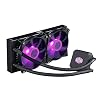 Cooler Master MasterLiquid LC240E RGB Close-Loop AIO CPU Liquid Cooler, 240mm Radiator, Dual Chamber RGB Pump, Dual…