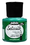 Pebeo Setasilk Silk Painting 45-Milliliter Bottle, Oriental Green
