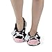 GLENMEARL Slipper Socks for Women, 2 Pair Slipper Socks with Grips for Woman, Non Slip Soft Sole Winter Bedroom Cozy Sock Indoor Home Slippers (Cow 7.5-9.5, Adult, Women, 7.5, Numeric Range, US Footwear Size System, 9.5, Medium)