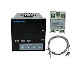 Inkbird ITC-106VH PID Temperature Thermostat Controllers F and C 100 to 240ACV K Sensor 40DA SSR Solid State Relay for Sous Vide Home Brewing