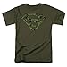 Superman Marine Camo Shield Mens Short Sleeve Shirt
