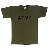 Military Olive Drab Physical Training T-Shirt w/ Army Logo