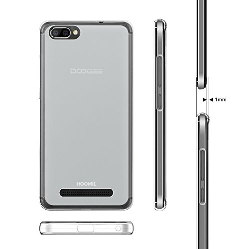 Doogee X20 Case, HOOMIL Soft TPU Slim Protective Clear Case for Doogee X20 / X20L Phone Cover (Crystal) - HU3217