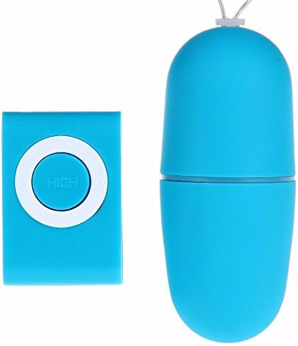 Mini Portable Bullet, Remote Control Wand with Mult-Speed Color Blue