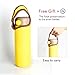 Vacuum Insulated Stainless Steel Water Bottle Double Walled for Women, BPA Free, 16 OZ(Yellow)