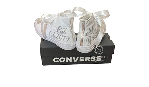 bling wedding sneakers