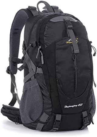 Mountaineering shoulder bag / travel bag / outdoor sports bag / computer backpack-black 40L