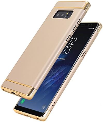 ZJZKJ Galaxy Note8 Case,Hayder 3 In 1 Ultra-Thin Hard Case Cover For Galaxy Note8 (Gold)