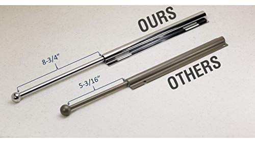 Hamilton Bowes 12" Valet Rod Standard for Closet Satin Nickel SN Metal
