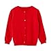 Zhuannian Little Girls Solid Cardigan Sweaters