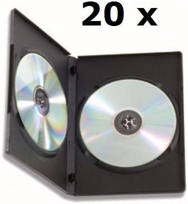 Chance SAS - 20x cajas dobles CON LIMBO PARA ETIQUETA PARA CD / DVD: Amazon.es: Electrónica