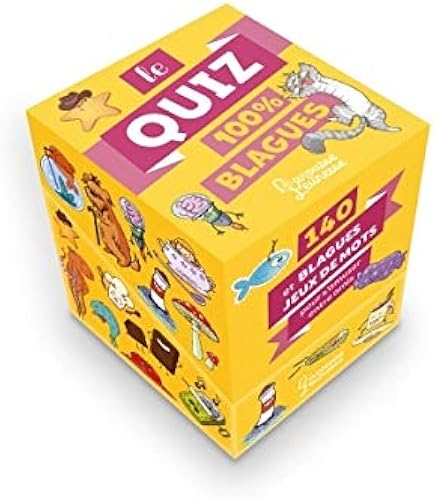 Download Le quiz 100% BLAGUES: 140 blagues et jeux de mots PDF