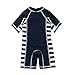 SANSI Kids Boys Swimsuit UPF 50+ UV Sun Protective One-Piece Rash Guard … Dark Blue