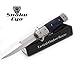 Snake Eye Tactical Blue Pearl Assisted Open Folding Drop Point Blade Pocket Knife Self Defense Everyday Carry