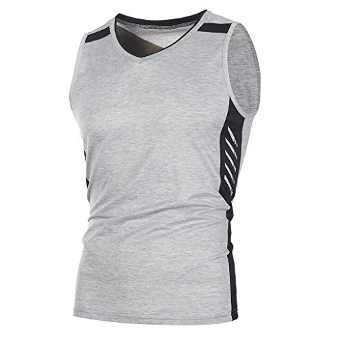 Appoi Women Underwear Mens Slimming Body Shaper Vest Chest Compression Shirt Casual Tank Top Undershirt (3XL, Gray)