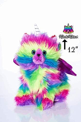 rainbow kitten unicorn with butterfly wings