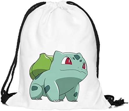 Orlesp Original Shoulder Bag Pumping Rope Backpack Pattern Printed Bundle Mouth Single Pocket