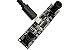 ELP 1.0 Megapixel Dual Lens USB Camera Module with Two Megapixel Lens for Person Count and Biometric Retina,Dual Lens Camera USB