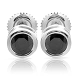 Prism Jewel 0.18Ct Round Bezel Set Black Diamond