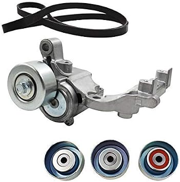 Amazon Com Wflnhb Drive Belt Tensioner Idler Pulley Kit 1662031013 For 03 09 Toyota 4runner V6 4 0l Automotive