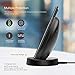 Fast Wireless Charger with Cooling Fan, 10W Dual-Coil Qi Certified Quick Wireless Charger Charging Pad Stand(No AC Adapter) for iPhone Xs Max iPhone 8 8 Plus Galaxy S9/S9 Plus Note 8/5 S8/S8 and More