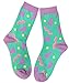 Anydaze Circa 1990's, Women's Crew Socks, Soft Combed Cotton and smooth toe