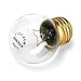 Appliance Oven Refrigerator Bulbs, G45 Shape Appliance Light Bulb, High Temp - E27/E26 Medium Brass Base - 40 Watt/120 Volt, Clear Glass Oven Bulb, 400Lumens