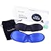 Sleep Mask Eye Mask For Sleeping, 3D Sleeping Mask With 2 Pack, Best Cover For Nap Or Travel, Comes In A Carry Pouch, Includes Ear Plugs, Travel Pouch For Men, Women, Kids