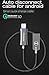Micro USB Smart LED Auto Disconnect Quick Charge Data 3.2FT/1M Cable Android QC 3.0 for Samsung Galaxy S7/S7 Edge, Nexus, LG, Motorola, and More by Mcdodo (Dark Gray)