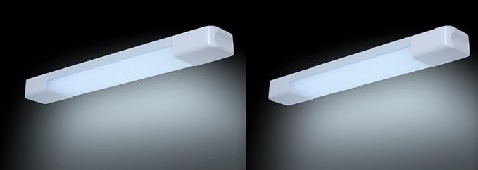 PRECKTUS LED Wall Batten Tubelight 10W, 1 Foot, Cool White 6500K, 2 Years Warranty - BIS Approved, T-10 heavy model, Pack of 02