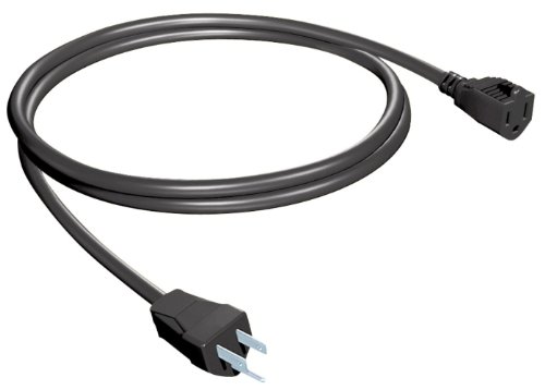 Stanley 33089 Grounded Outdoor Extension Power Cord, 8-Feet, Black