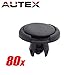 PartsSquare 80pcs Auto Body Car Clips Front Fender Clip Retainer Nylon Bumper Fastener Rivet Push Type Fastener Clamps Replacement for Honda Acura Civec 91512-SX0-003
